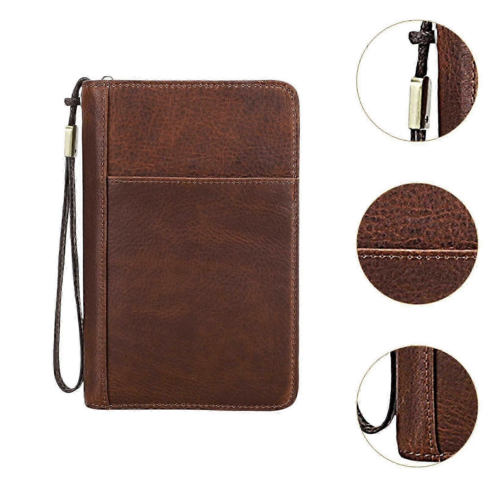 Zigarrenetui aus Leder Professional für 5 Zigarren für Vatertag Neujahr Ehemann Kaffee