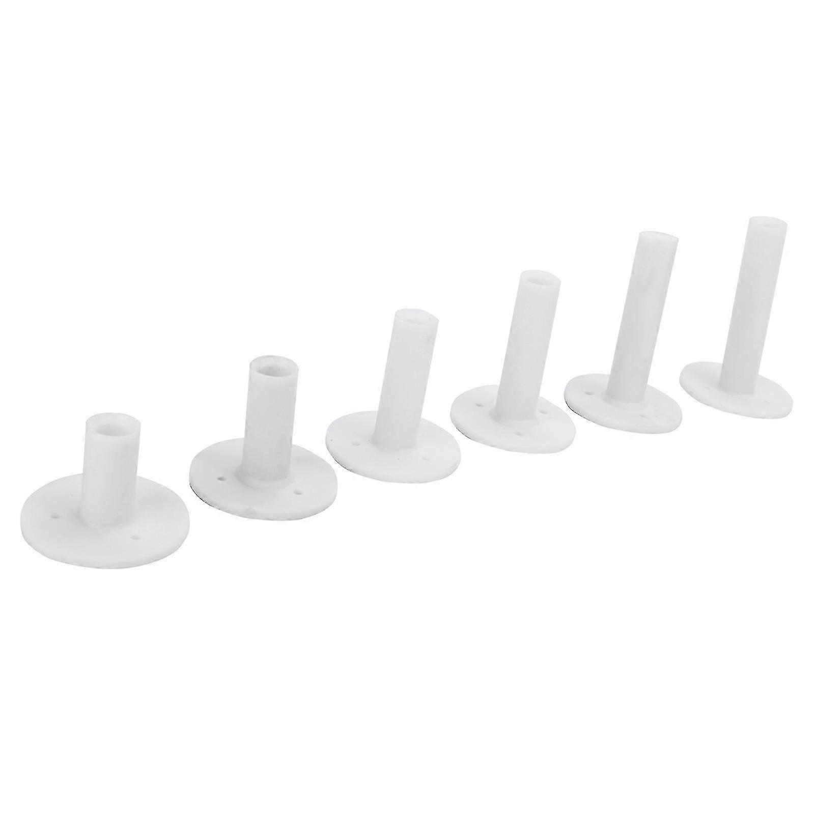 6-Piece Golf Training Tee Holder Set for Driving Range and Practice Mat Use