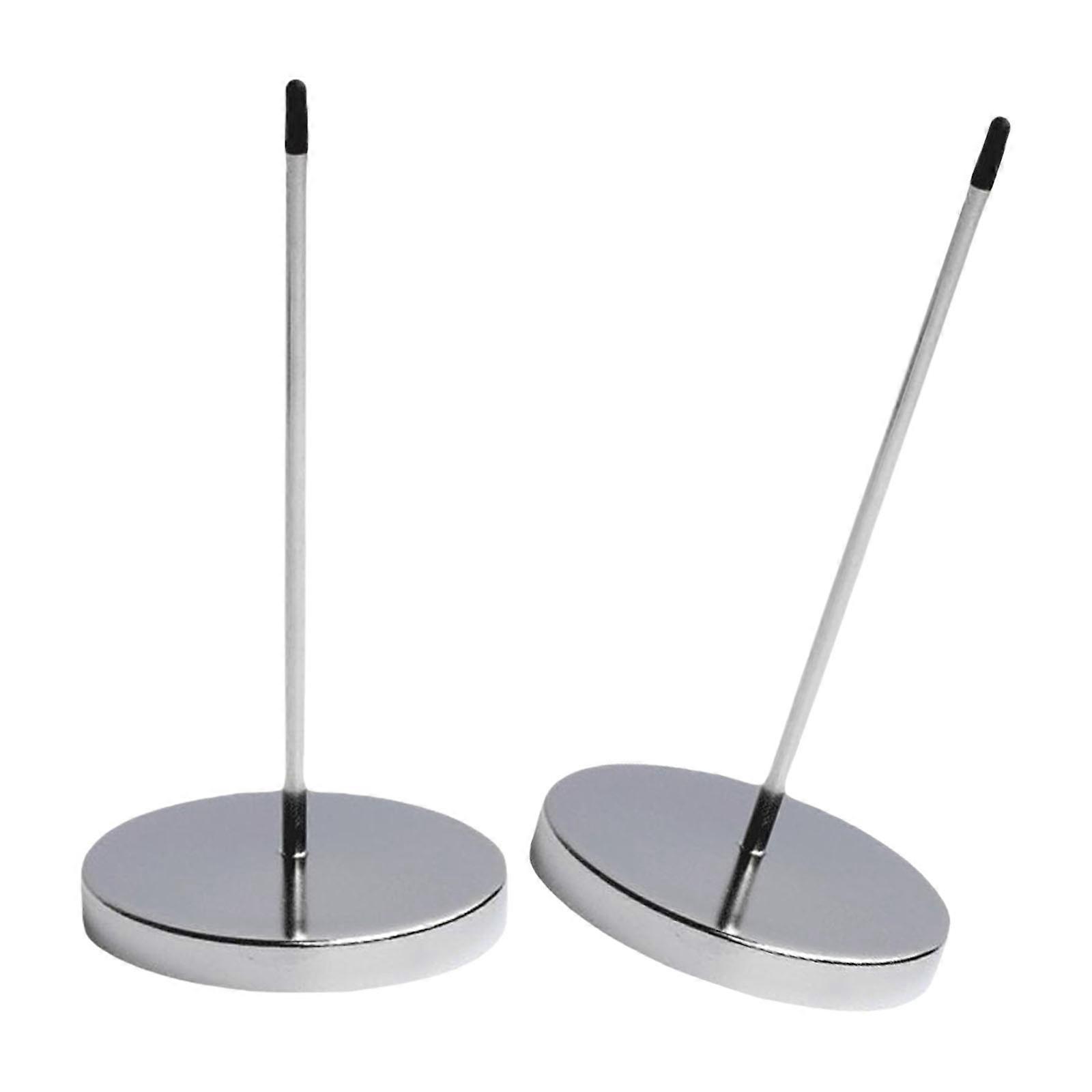 2 Pcs Desk Receipt Holders Spikes Stick Receipts Check Bill Fork Memo Holders Restaurant Check Spindle Note Picks  Silver