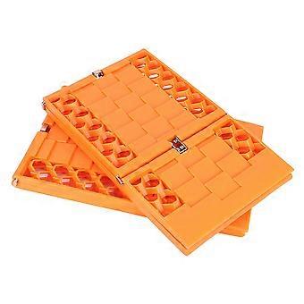 Car Snow Mud Hook Plate 2pcs Tire Mat Self-Rescuer Track Board