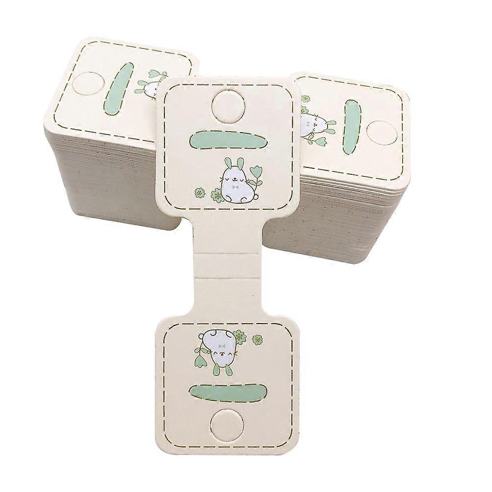 Hair Tie Display Cards for Organizing and Sorting Hair Ropes Easy to Use with Light Yellow Paper