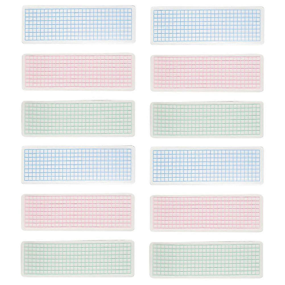 45Pcs Assorted Color Plastic Tape Sample Boards for Tape Use Portable and Practical