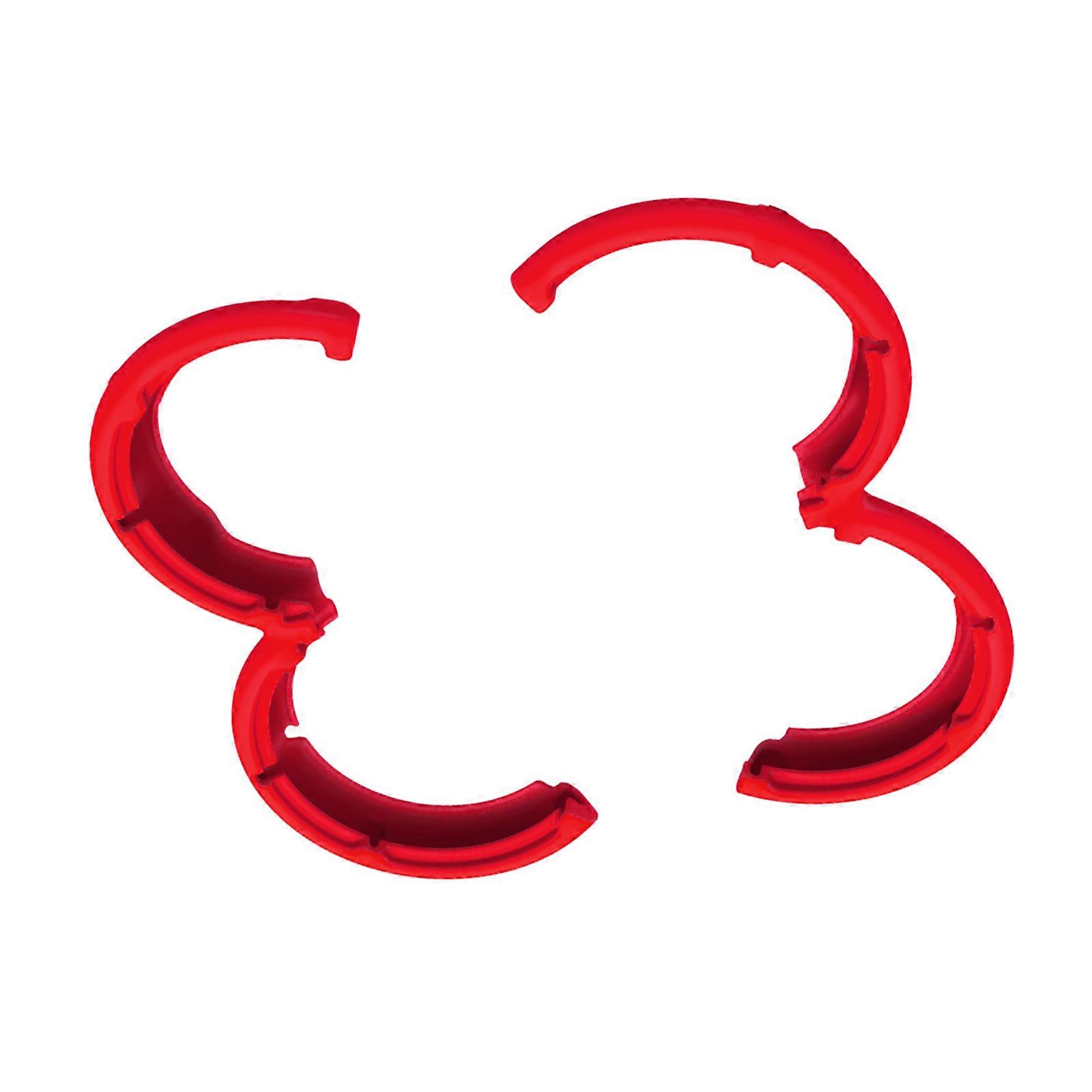 Drones Propellers Collision Guard for Drones Propellers Protector Wing Fan Shock Absorption Protections  Red