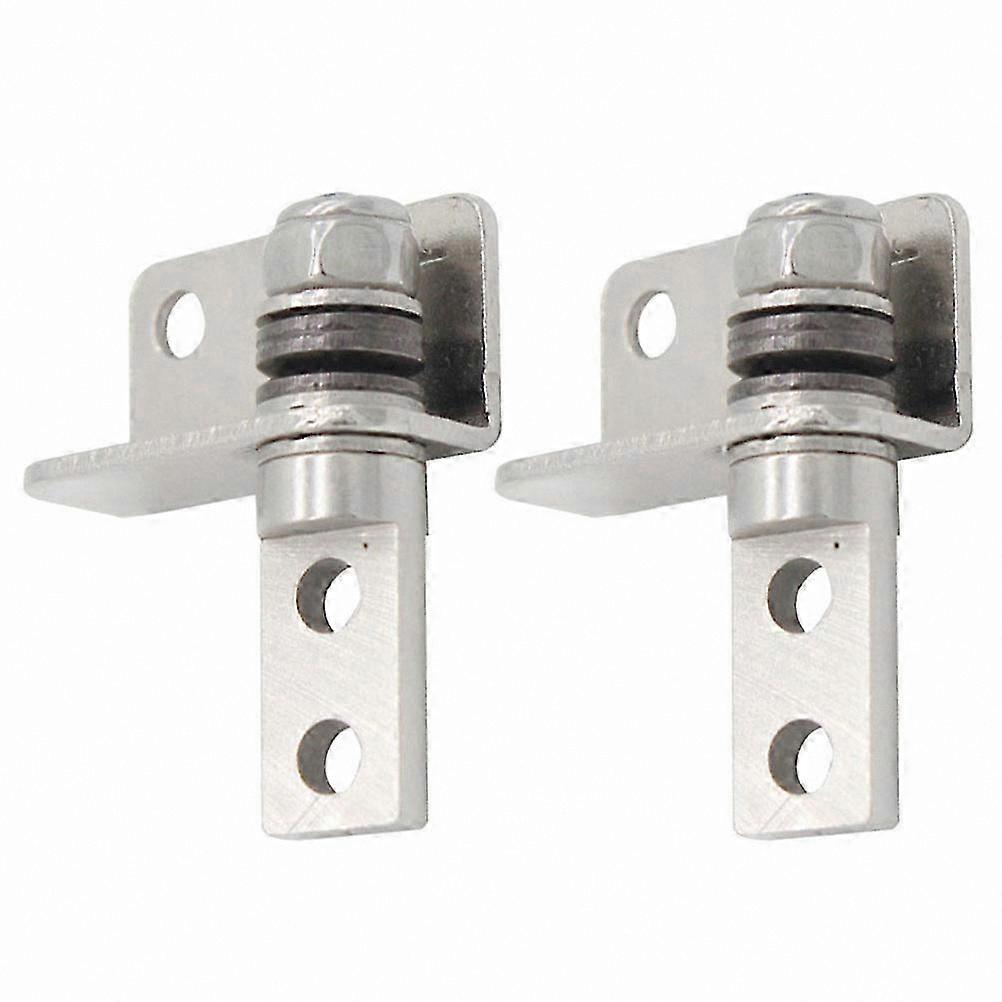 2-Pack Adjustable Display Hinges with Rotating Shaft and Free-Stop Functionality