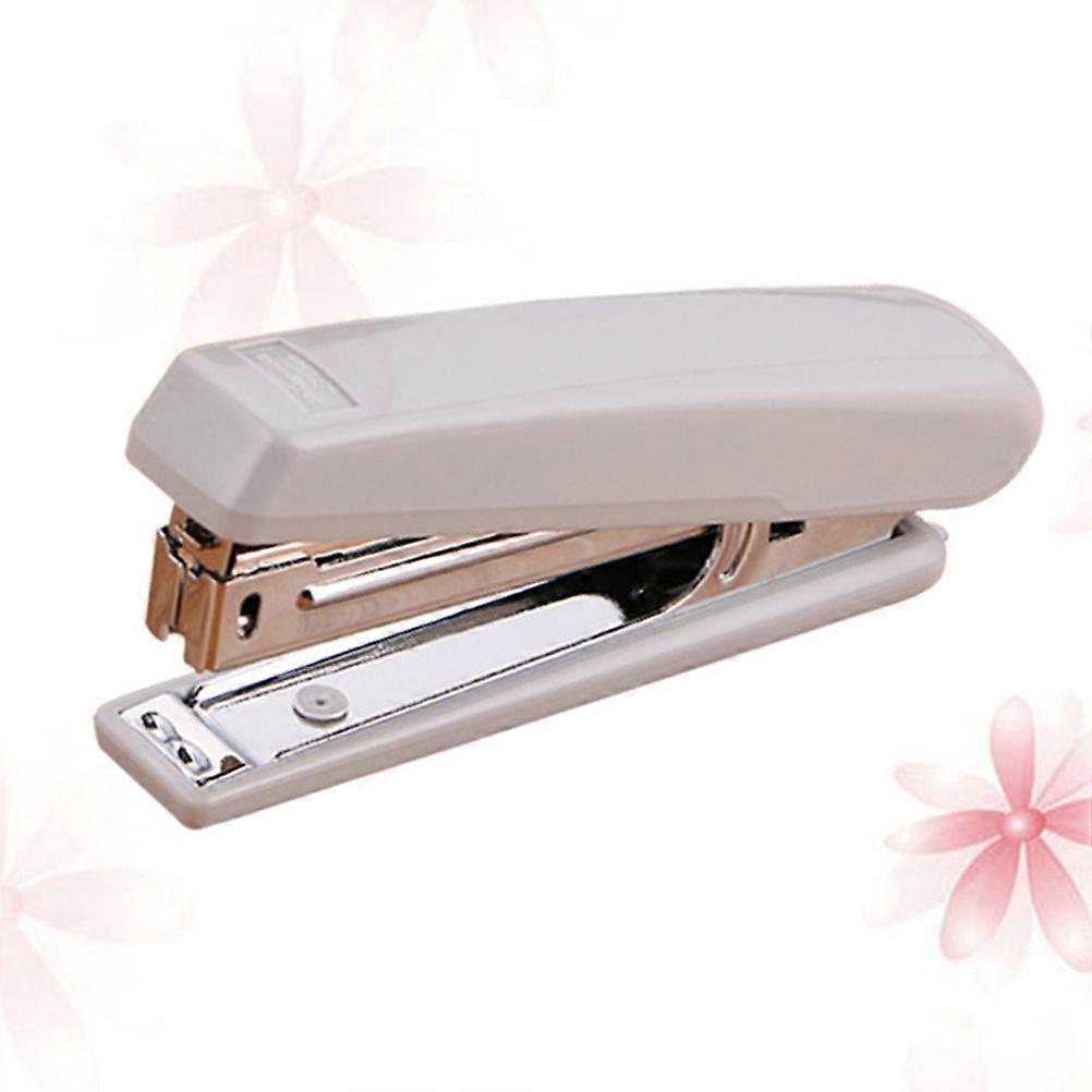 Manual Desktop Stapler Classic Simple Metal Staplers for Office Use Random Color 1Pcs