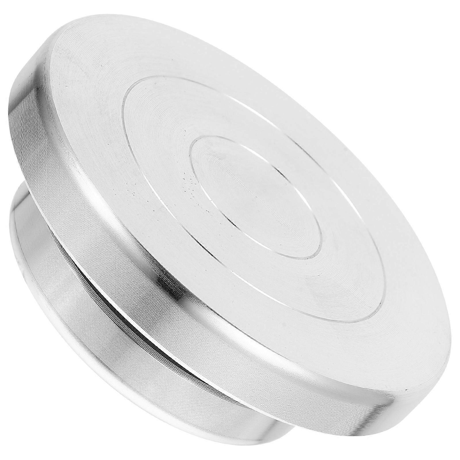 Durable Aluminum Alloy Craft Turntable with Smooth 360 Degree Rotation for Creative Projects Silver