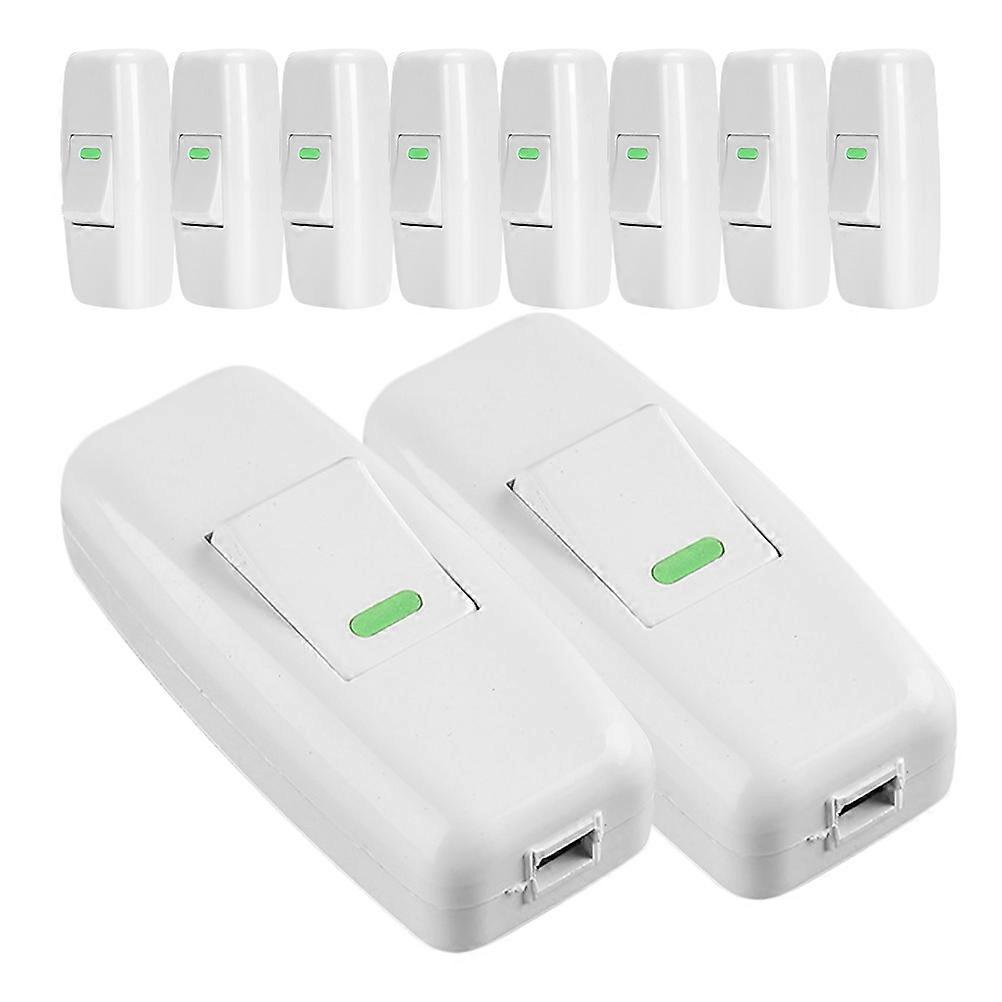 Bedside Light Switch Inline Cord Switch for Table Lamp Replacement 10Pcs
