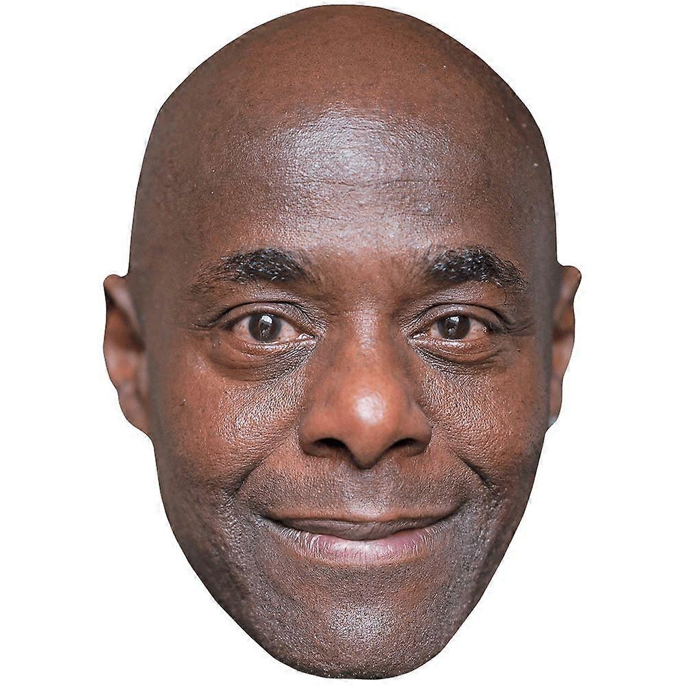 Paterson Joseph (Stubble) Celebrity Mask, Flat Card Face