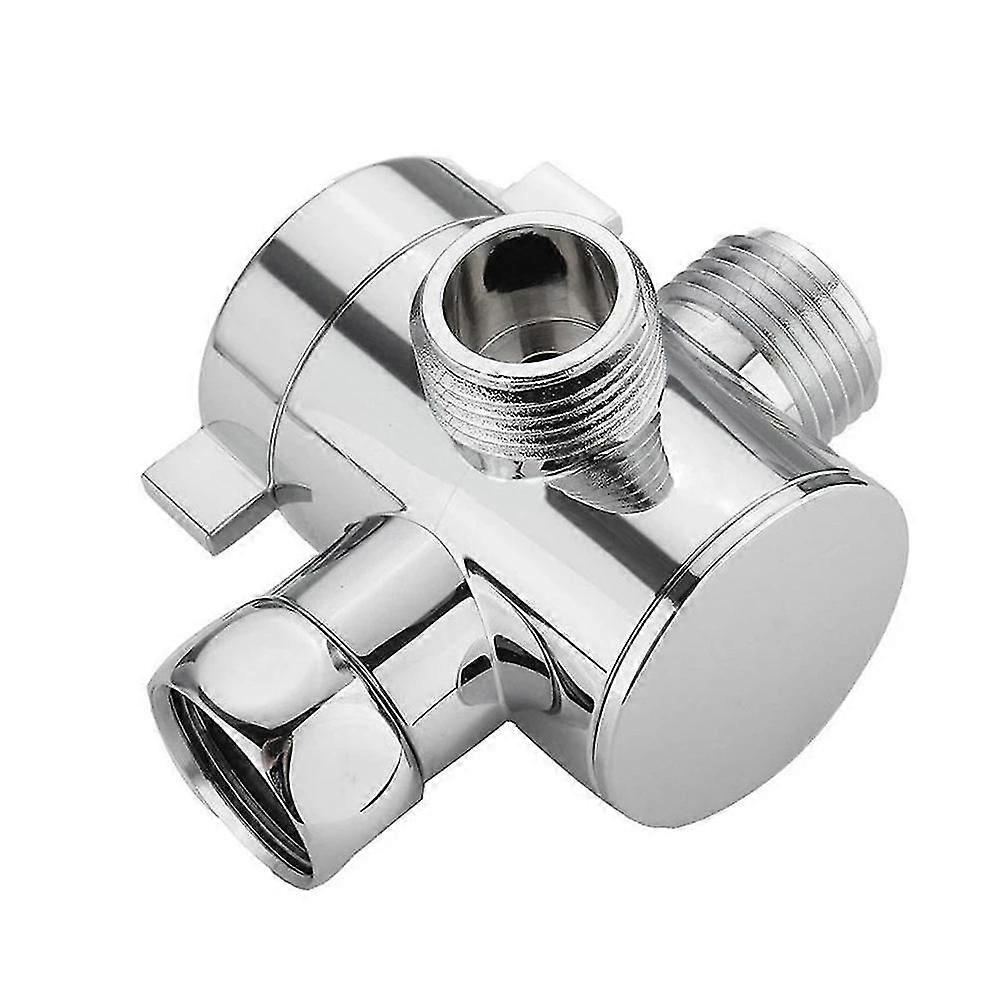 Shower Diverter Valve Multi-Function Shower Arm Diverter Shower System Component Replacement Part for Hand Held Showerhead and Fixed Spray Head(1pc, s