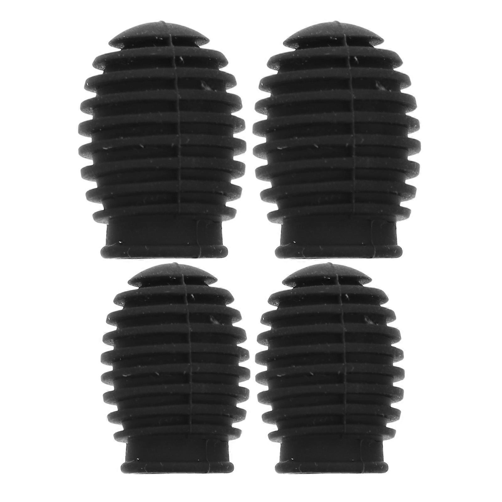Durable Silicone Drumstick Covers Mute Protectors for Drum Practice Lightweight Portable Drumming Accessories to Prevent Scratches and Extend Stick