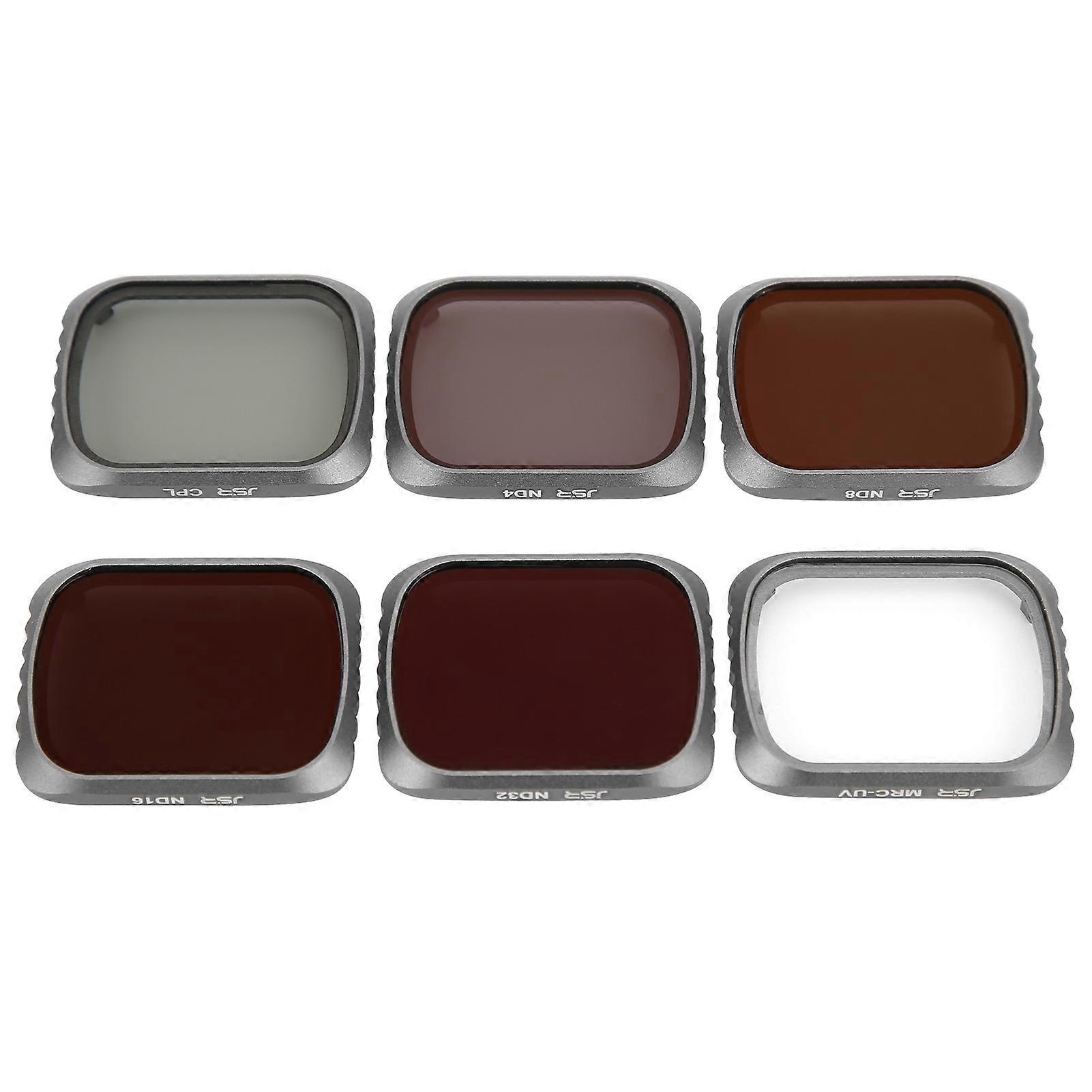 Junestar UV/CPL/ND4/ND8/ND16/ND32 Camera Lens Filters 6 in 1 Set for Dji Mavic Air2S