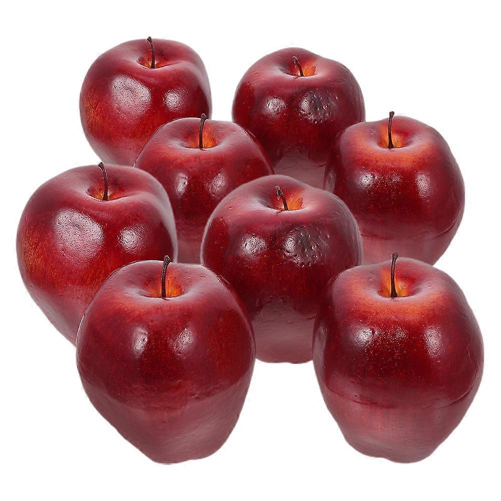 8pcs Artificial Lifelike Fruits Decor Models for Kitchen, Thanksgiving, Party – Safe, Easy Maintenance, Multi Purpose Display