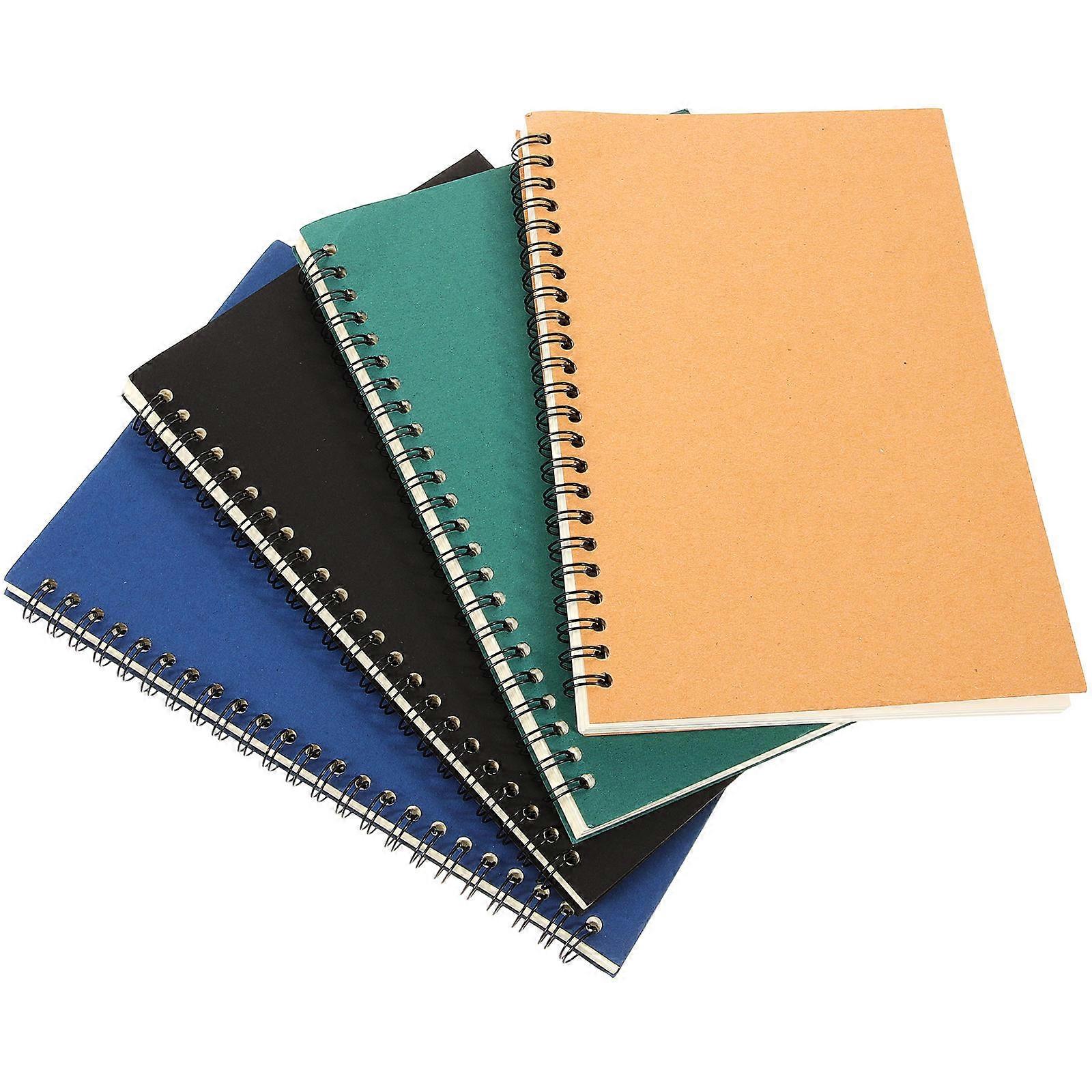 Memo Pad Study Notepad Rectangular Kraft Paper Note Taking 4Pcs