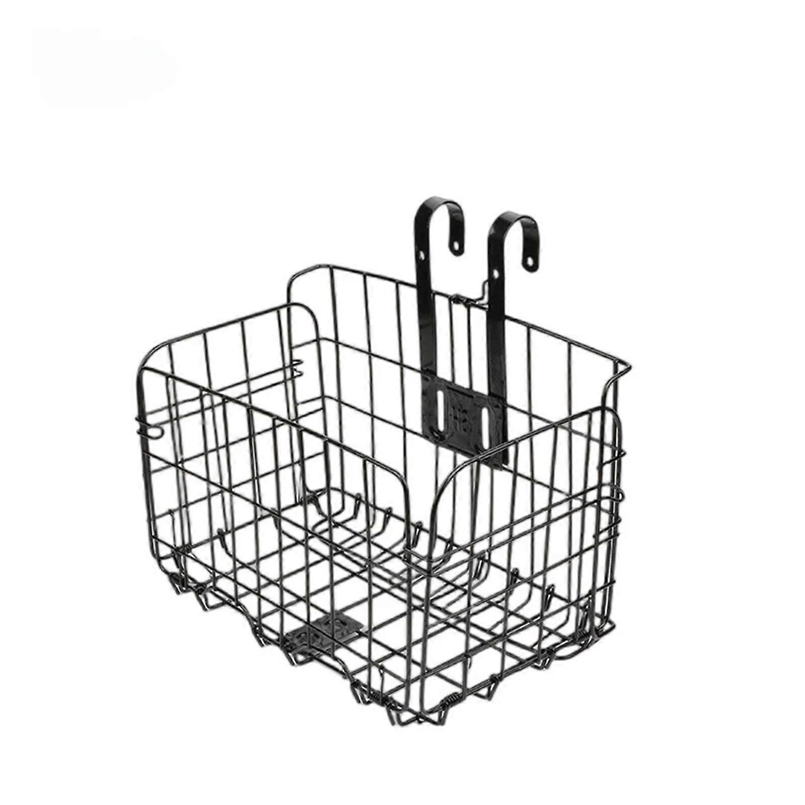 Mountain Bike Folding Basket, Front and Rear Compatible, Thick Side Attachment, Bicycle Accessories, Size LZ