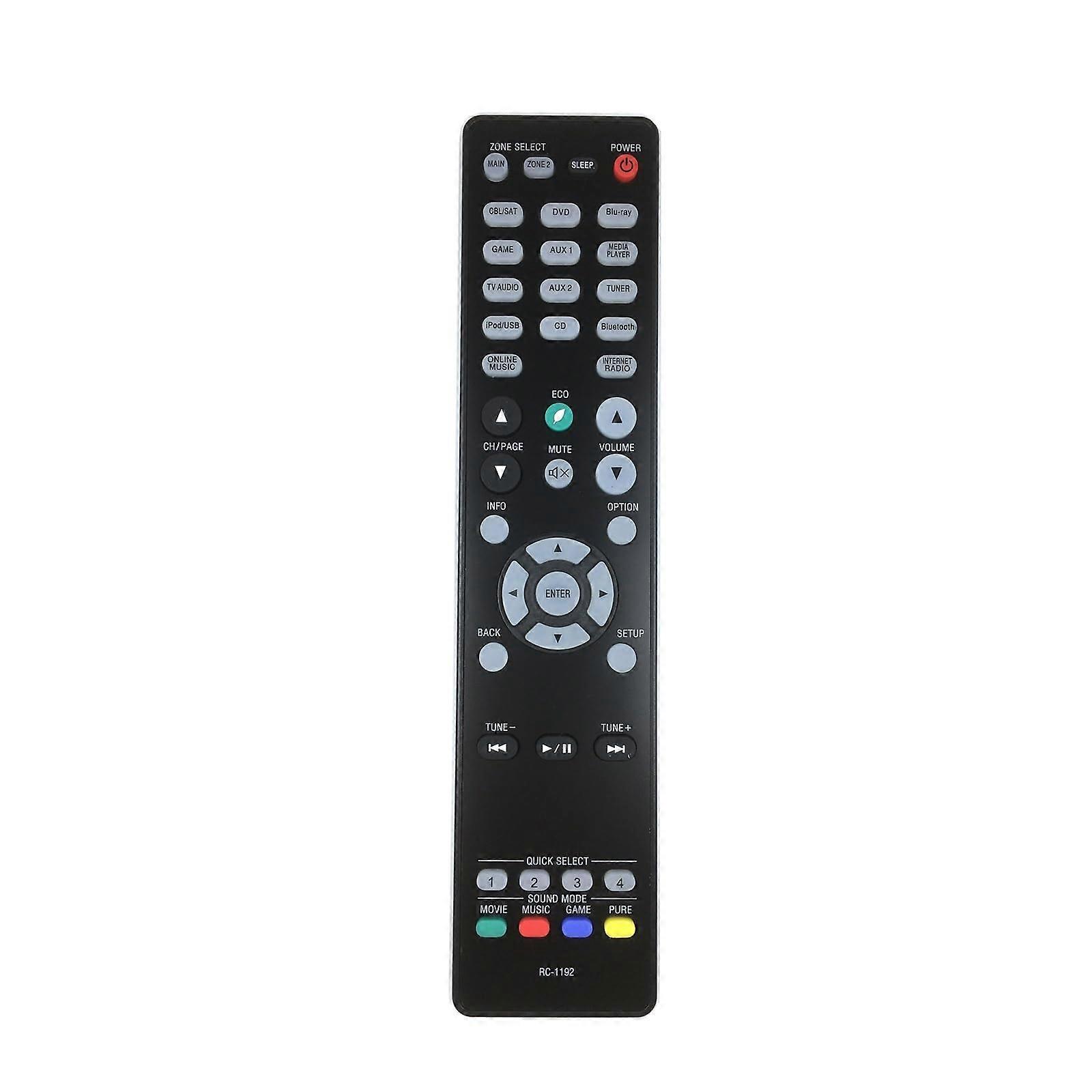 Remote Control RC-1192 For Denon AV Receiver AVR-X2200W AVR-X3200W AVR-S510BT AVR-S500BT VR-X510BTBK AVR-S510 AVR-X510BT