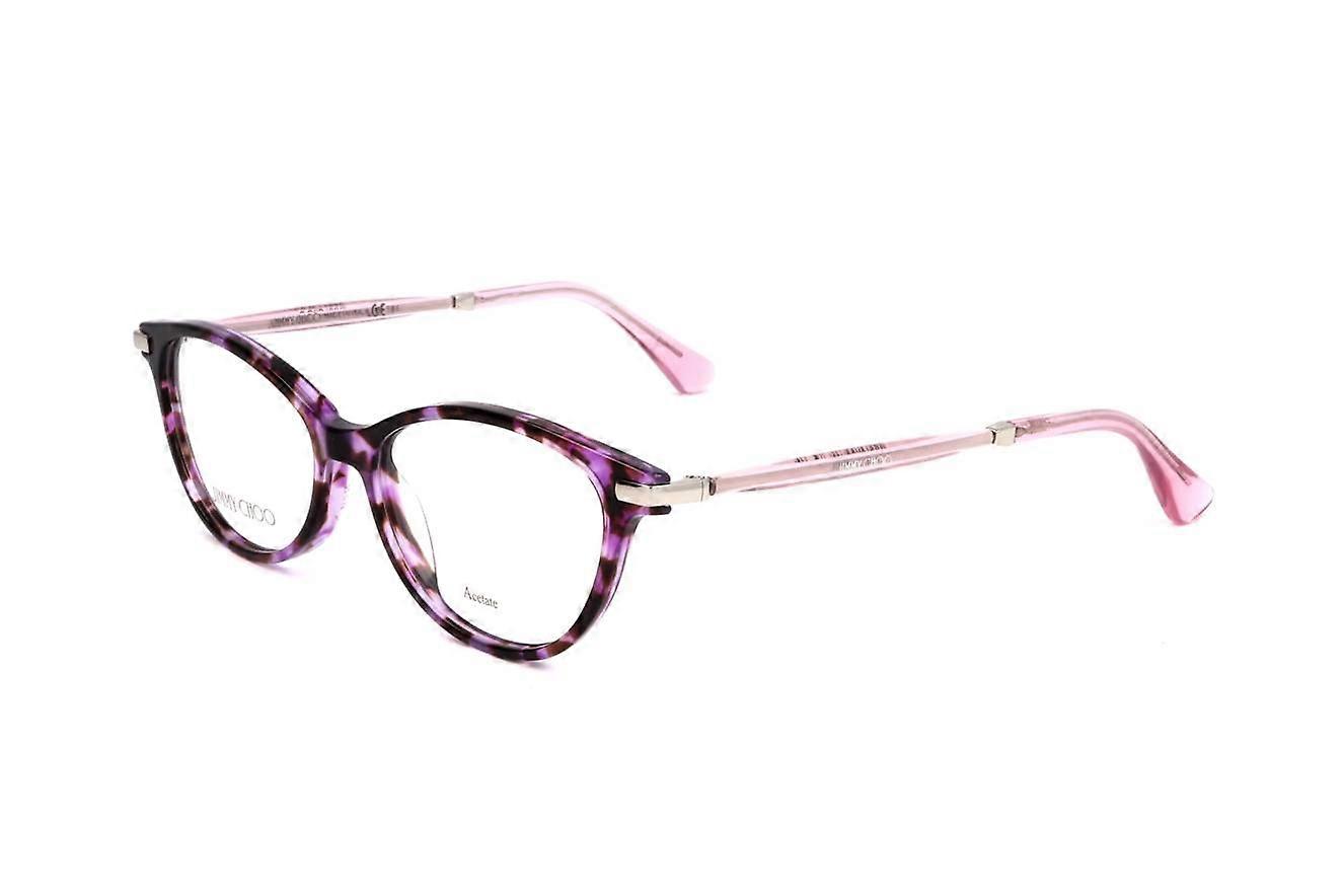 Oprawki do okularów Jimmy Choo JC153 1LP HAVANA VIOLET PALLADIUM 52/15/140 DAMSKIE