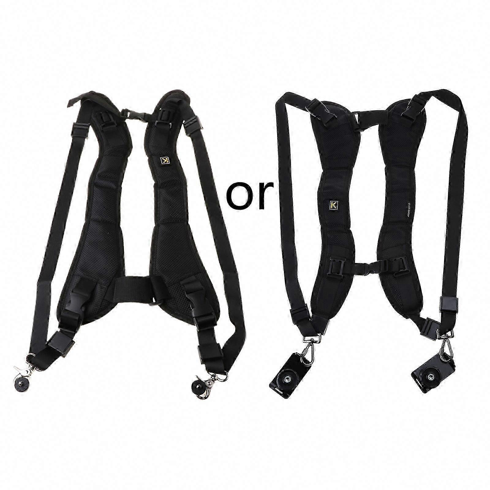 High Quality Black Professional Rapid Camera Double Shoulder Sling Strap For SLR DSLR For Camera
