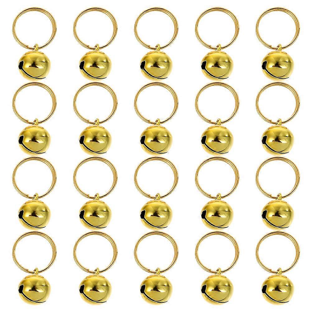 20Pcs Copper Decorative Bells For Pet Owners Ideal For Weddings And Birthdays Mini Size Perfect For Craft Enthusiasts