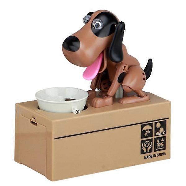 Puppy Piggy Bank Electronic Animated Puppy Eating Coins, Fun Toy