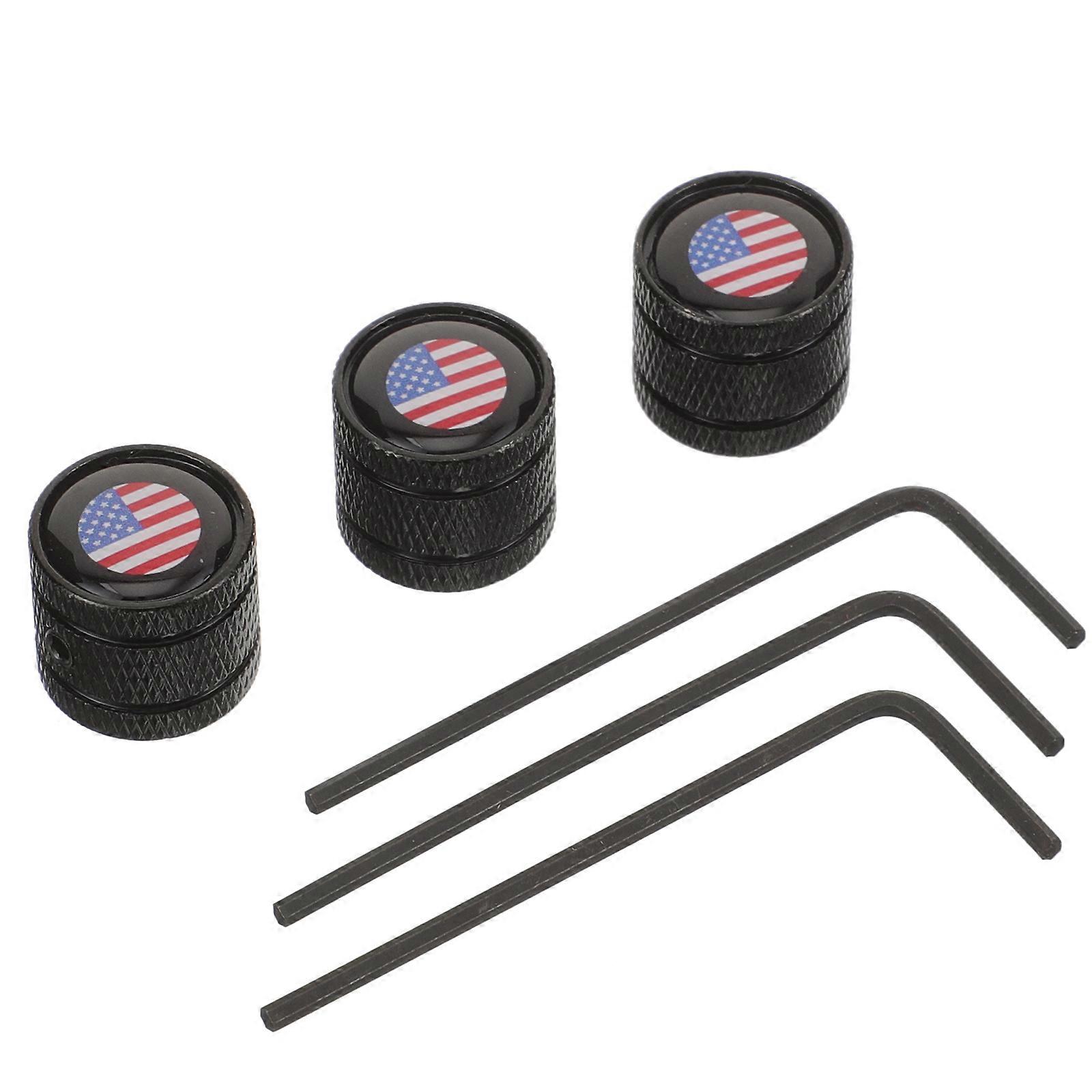 Guitar Control Potentiometer 3Pcs Featuring Nation Flag Pattern Ideal For Electric Guitarists