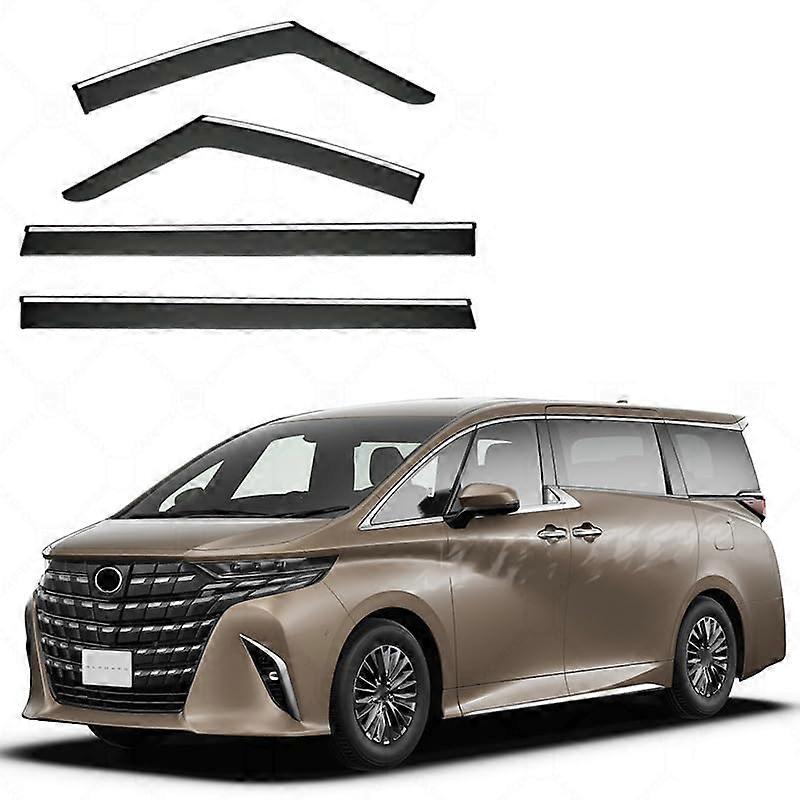 Auto Windabweiser For Toyota Alphard MK4-AH40 2024+ Side Window Deflector Rain Protection Durable Auto Accessory