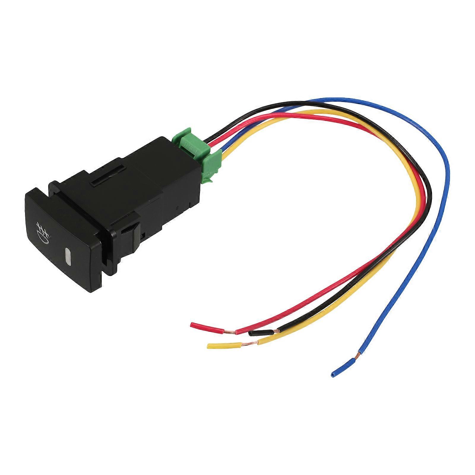 Push Button Fog Light Switch for Compact Auxiliary Lighting – Durable, Weather Resistant Automotive Switch with Reliable Performance