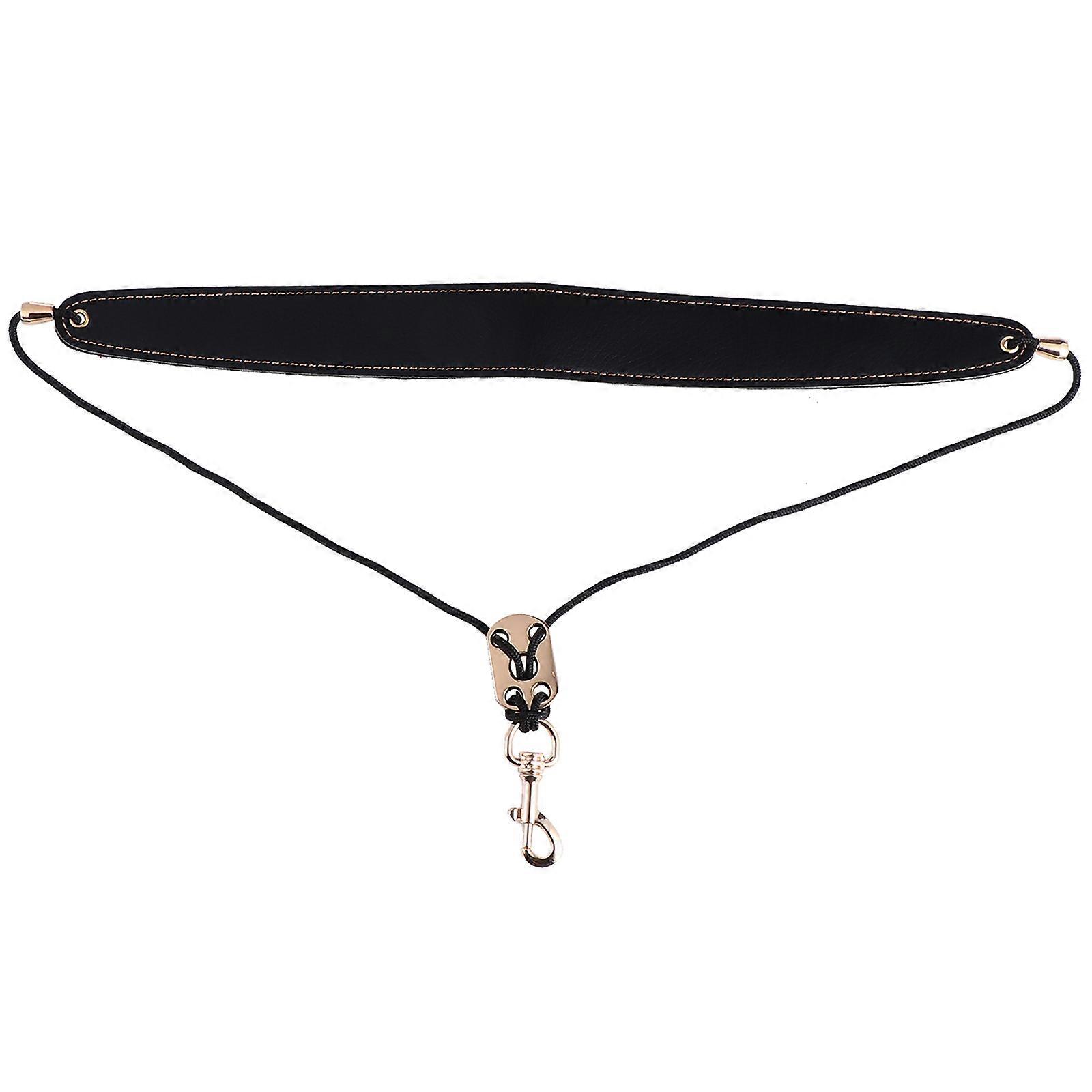 Saxophone Neck Band For Musicians Practice Adjustable Black 1Pack