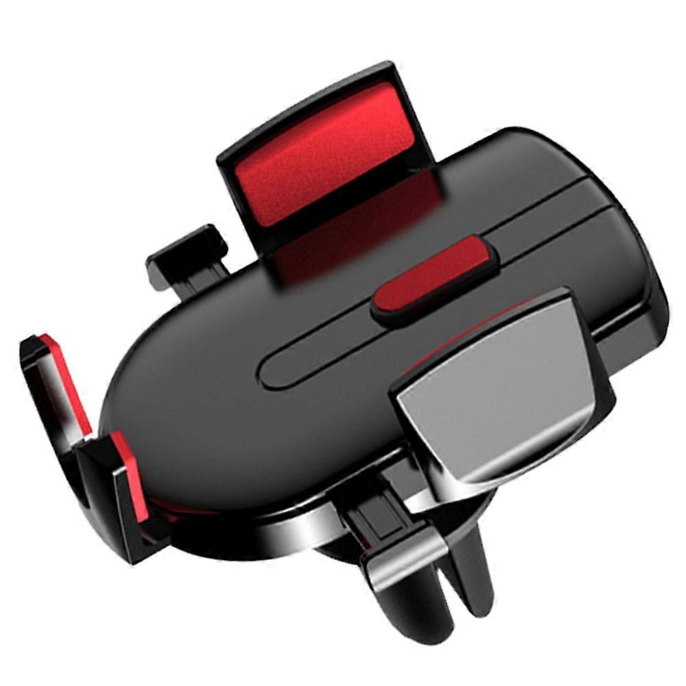 Black Vehicle Mounted Phone Bracket Portable Telescopic Mobile Holder for Car Use ABS Material