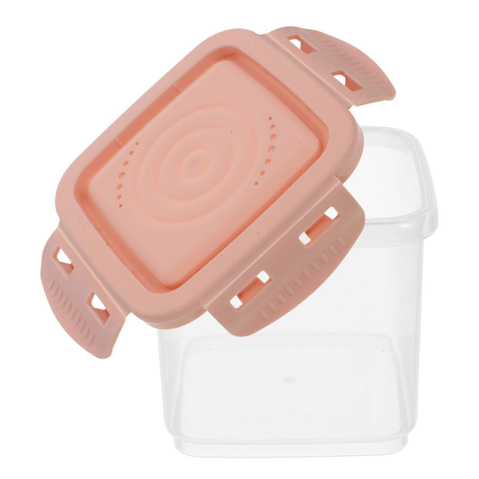 Reusable Plastic Airtight Food Storage Box for Yogurt Bread Fruits with Large Capacity and Leakproof Design Multi