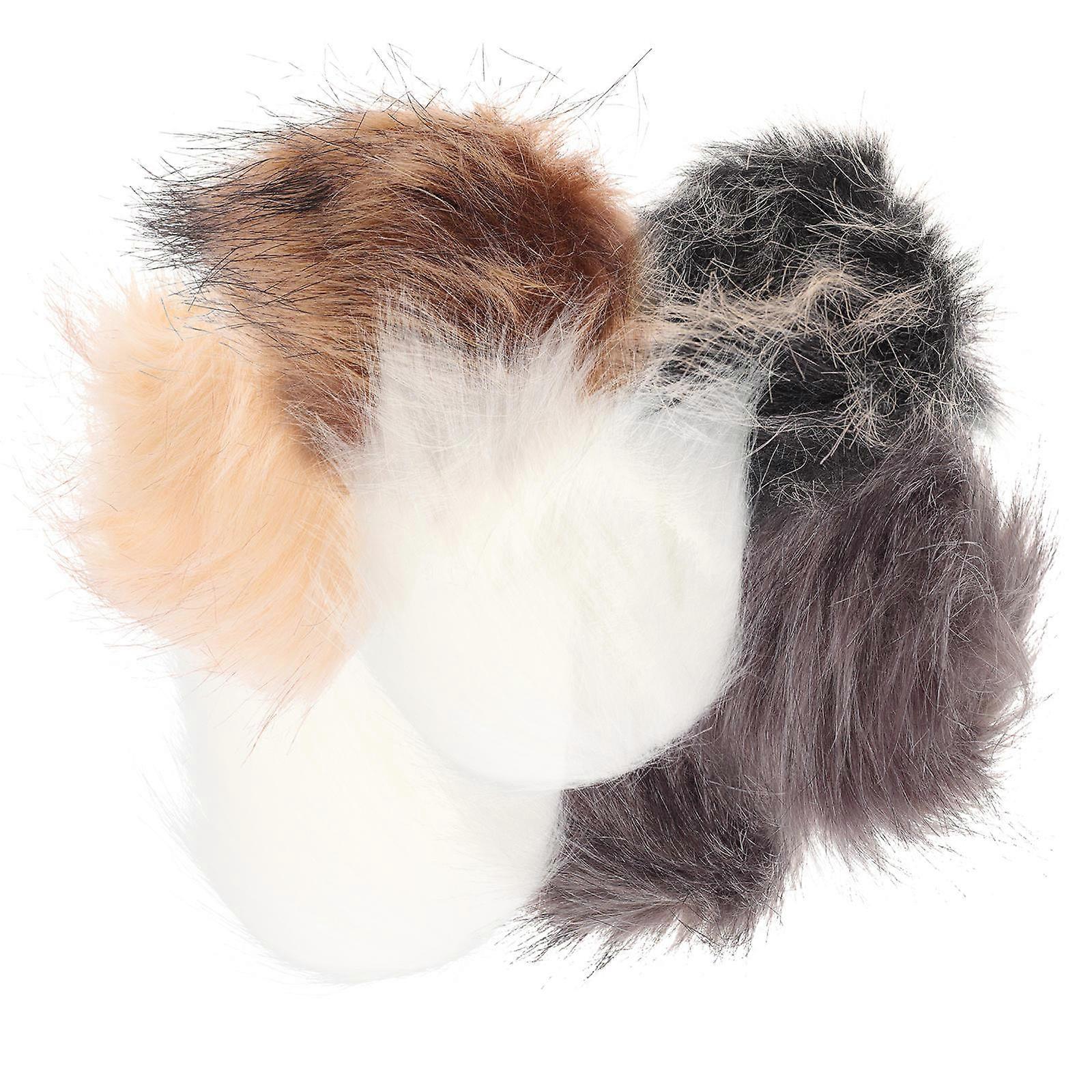 Woolen Yarn Pom Poms For Creative Crafts And Home Decoration Fluffy 10X10cm 30Set