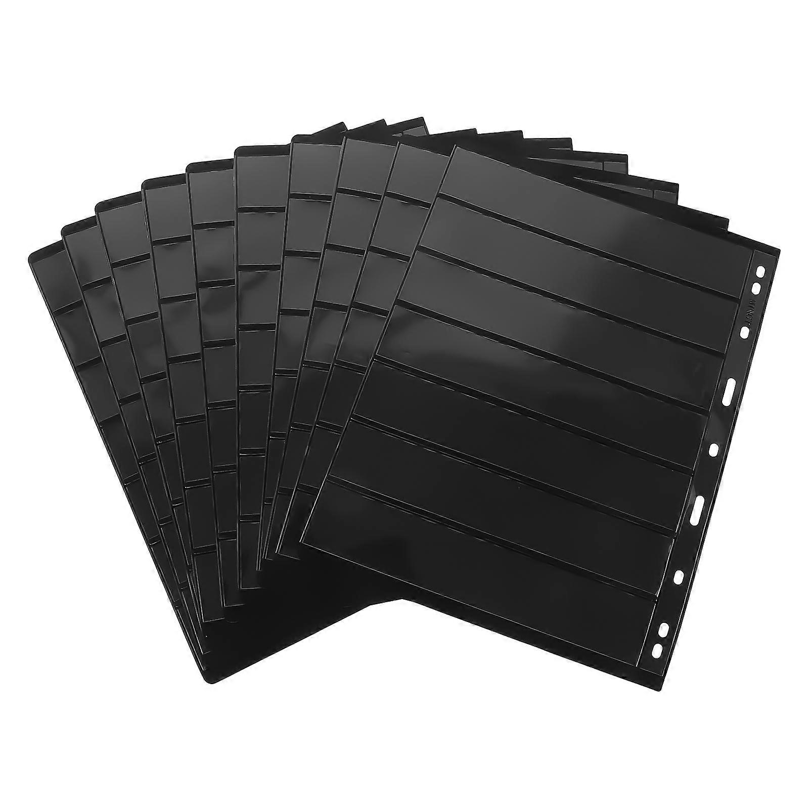 Transparent Double Sided Loose Leaf Pages for Collecting Album PVC Storage Holders Reusable Protective Sleeves for Scrapbooking and Collectibles