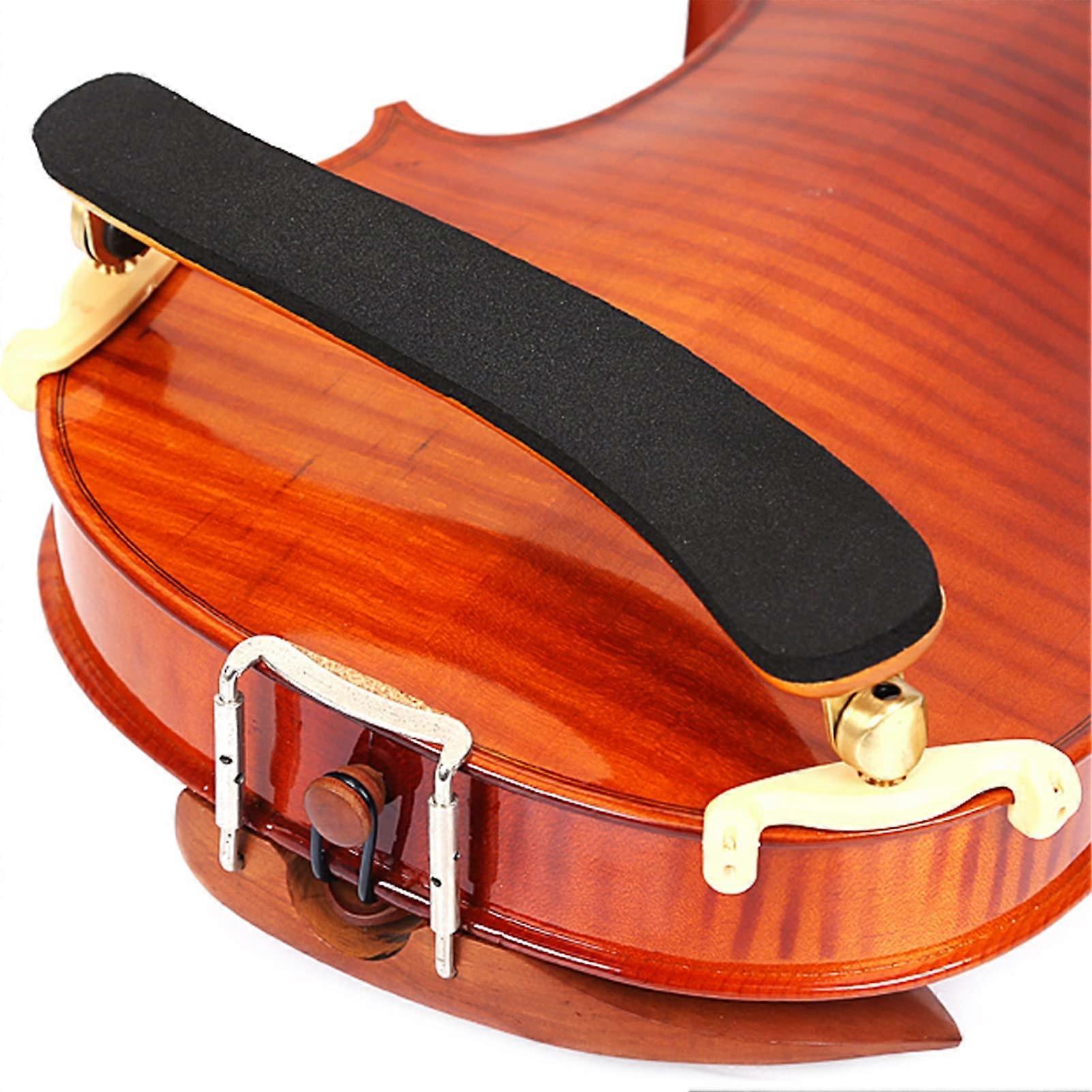 Adjustable Violin Shoulder Rest with Comfortable Foam Cushion for 3/4 Size Violin Height and Angle.