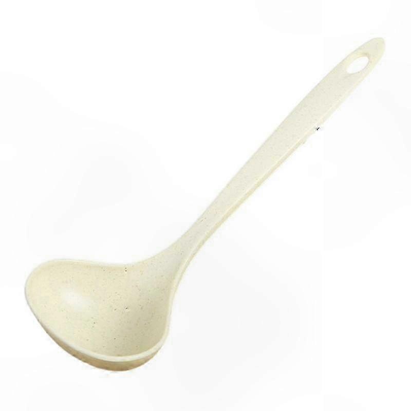 Nordic Style Long Handle Soup Spoon with Hanging Hole Non-slip Thicken Tableware for Dining