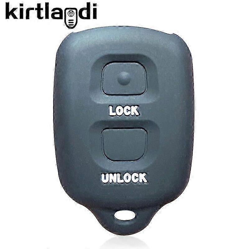 silikonový polymer Auto Keyless 2 Button Remote Car Key Shell Cover Fob Case Pro Toyota RAV4 Corolla G6 Ipsum Daihatsu sirion Terios Blanks