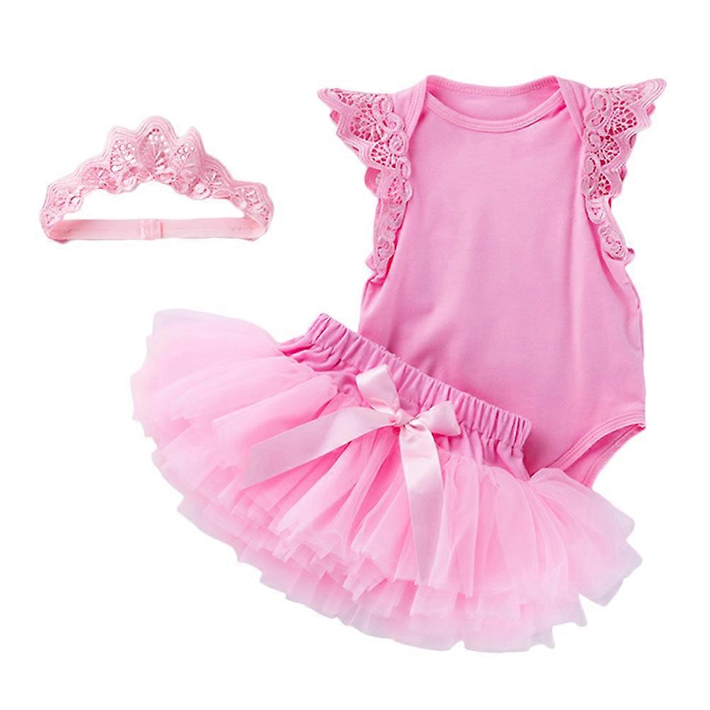 Baby Girl Clothing Infant Baby Romper Bodysuit Photo Shoot Protective Pink TC Nylon Function 1 Set