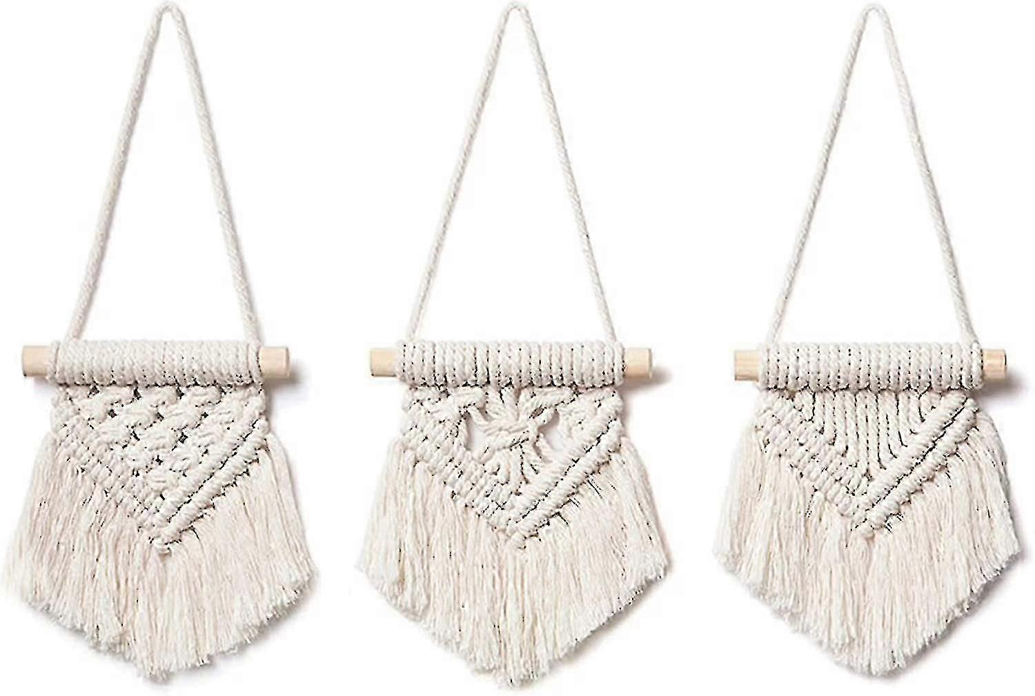 Mini Macrame Hanging Planter - Boho DIY Woven Decor for Home and Dorm