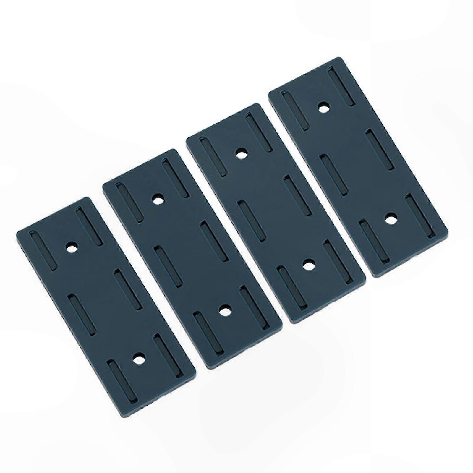 4-Pack Socket Organizer with Adhesive Wall Mount for Punch-Free Installation