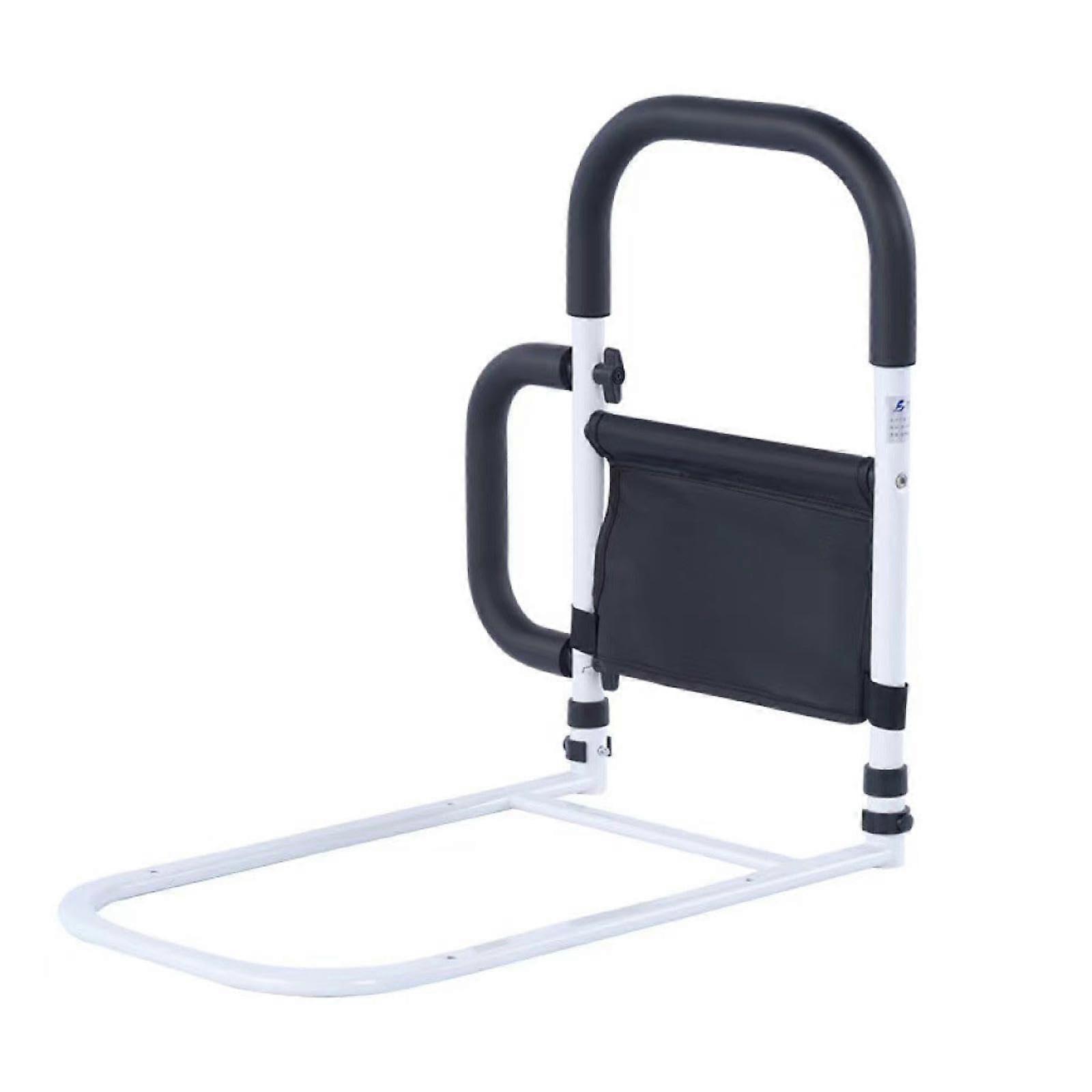 Bed Rail for Elderly, Adjustable Handrail Bedside Support, Anti-Fall Safety Railing with Storage Bag, Compatible with Most Beds