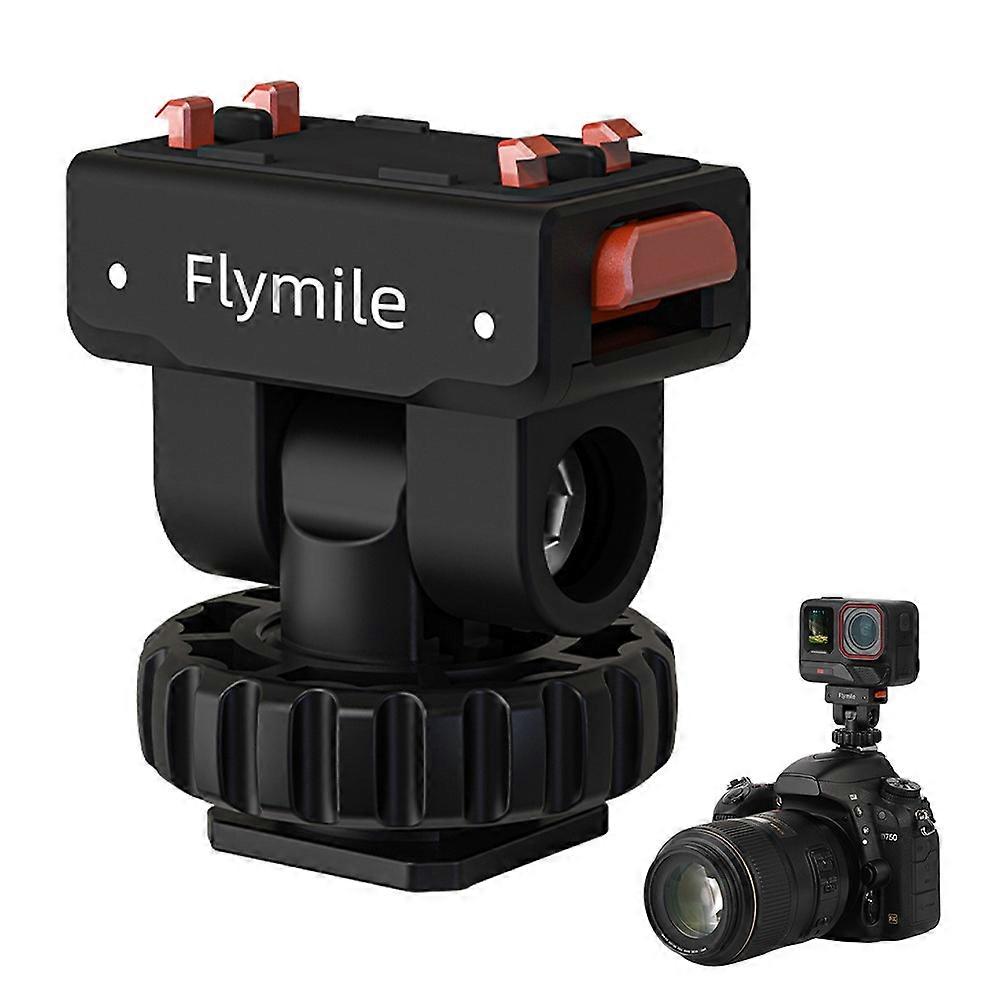 FLYMILE Cold Shoe Mount Compatible For Insta360 Ace Pro 2 / Ace Pro / Ace / X5 / X4 / X3 / X2 Quick Release Magnetic Base