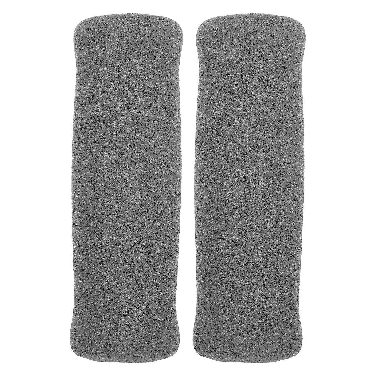 2pcs Comfortable Nonslip Walking Cane Handle Grips Thicken Crutch Handle Grip Replacement Anti-Skid Sponge Hand Grips For Seniors