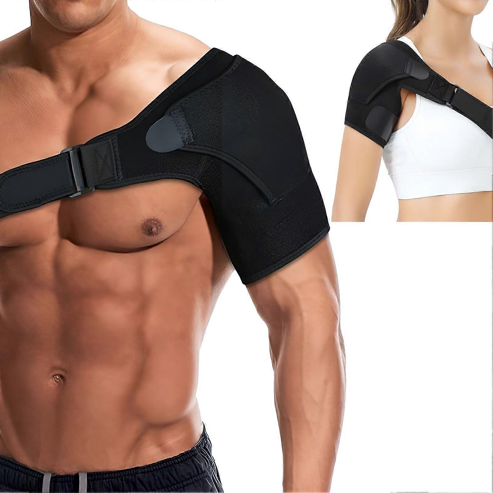 Shoulder Support Brace for Men and Women, Adjustable Arm Sling for Rotator Cuff Pain Relief, Compression Sleeve for Injuries, Left and Right Fit
