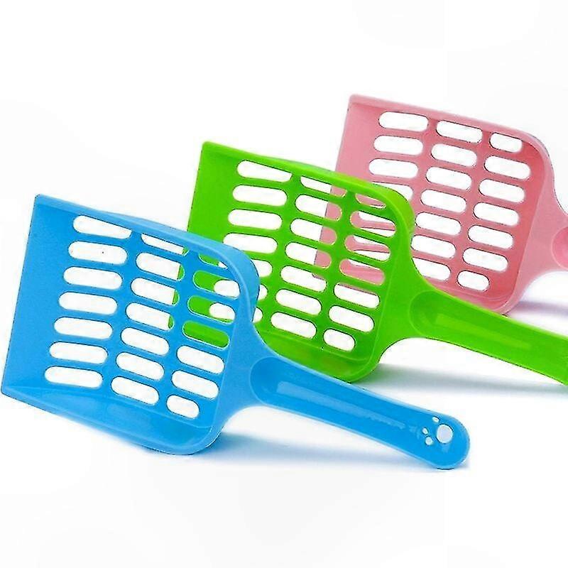 3-Pack Plastic Sand Shovels for Pet Litter Cleanup