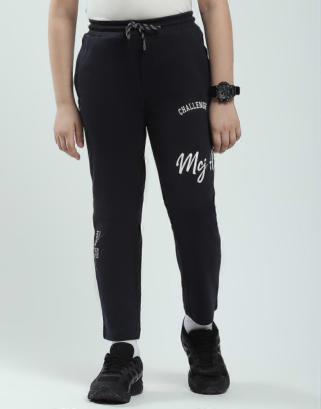 Monte Carlo Boy's Regular Fit Solid Track Pants