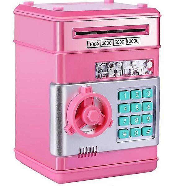 Children's piggy bank, requires 3 AA batteries, password access, safe and practical