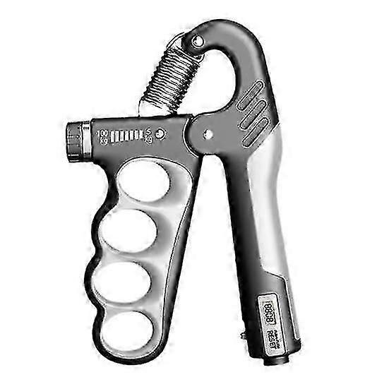 ハンドグリップストレングストレーナーカウント可能な5-100KG調整可能な男性女性電子前腕エクササイザー筋強化剤開発者フィットネス機器