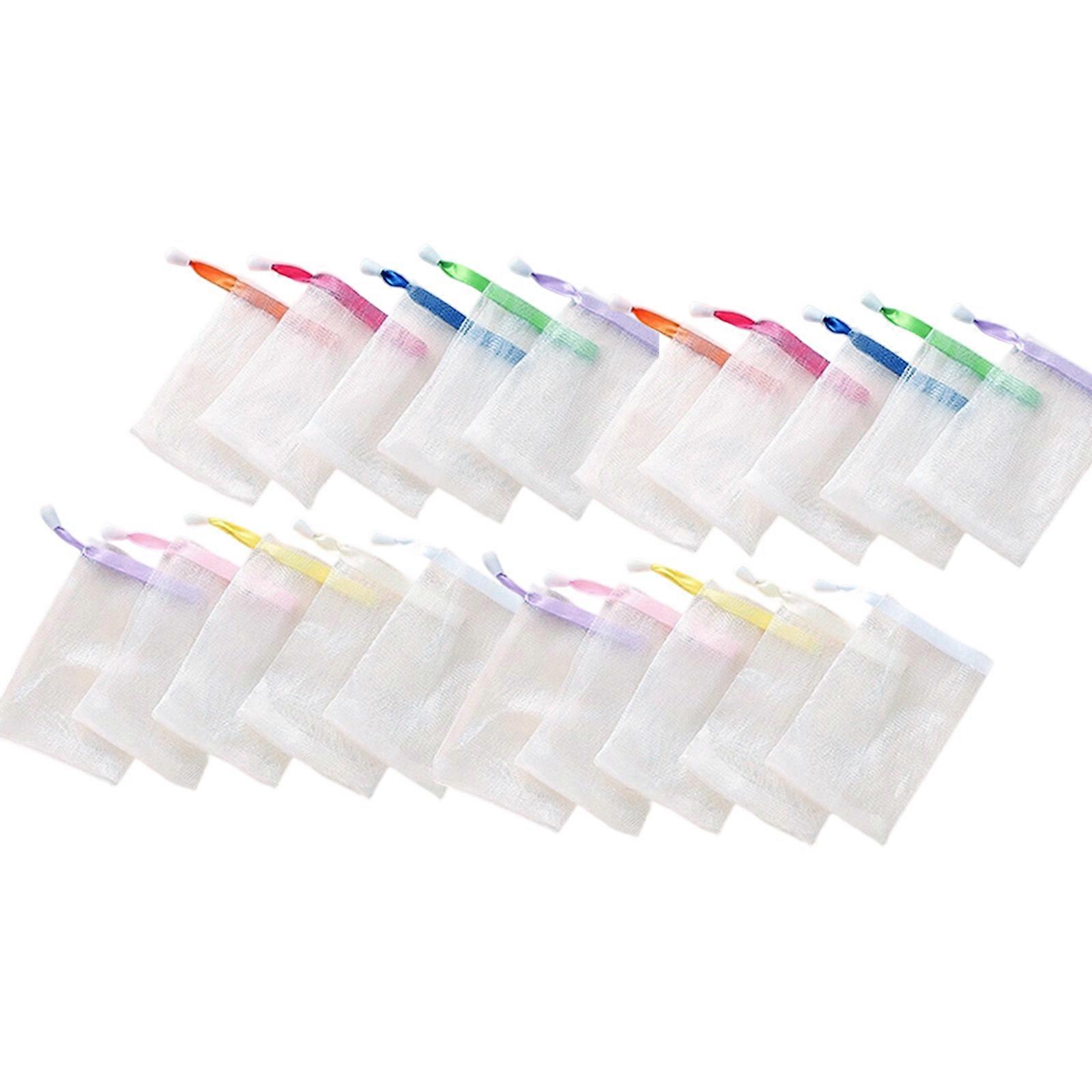 Effective Soap Foaming Bag With Soft Textured Fronts Quick Lathers Generation Practical Gift Packaging Accessory Multicolor