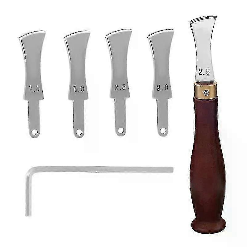 Leather Edging Creaser Tool Leather Crimping Tool 10-25mm  Leather ...