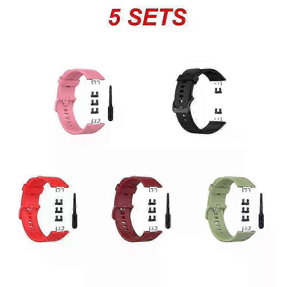 Nouveau bracelet en silicone de couleur unie pour le remplacement du bracelet de montre, compatible avec le bracelet d’accessoires de montre intelligente TIA-B09 / TIA-B19