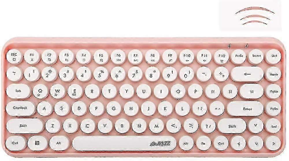 Wireless Bluetooth Keyboard, Mini Portable 84-key Typewriter Retro