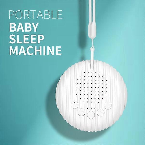 Portable Sound Machine, White Noise Machine with Night Light for Sleeping